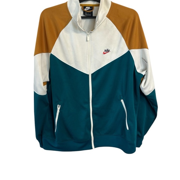 Nike Colorblock Track Jacket Wind Runner L Retro Mens Blokecore - Picture 1 of 4